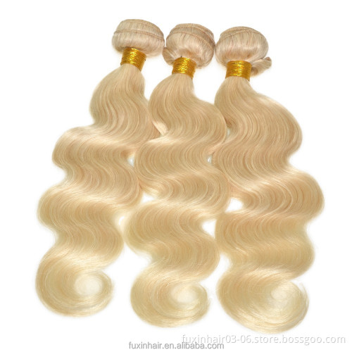 burmese hair wholesale remy hair color 613 blonde hair bundles with lace closure